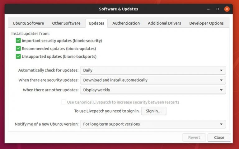 Livepatch ubuntu что это